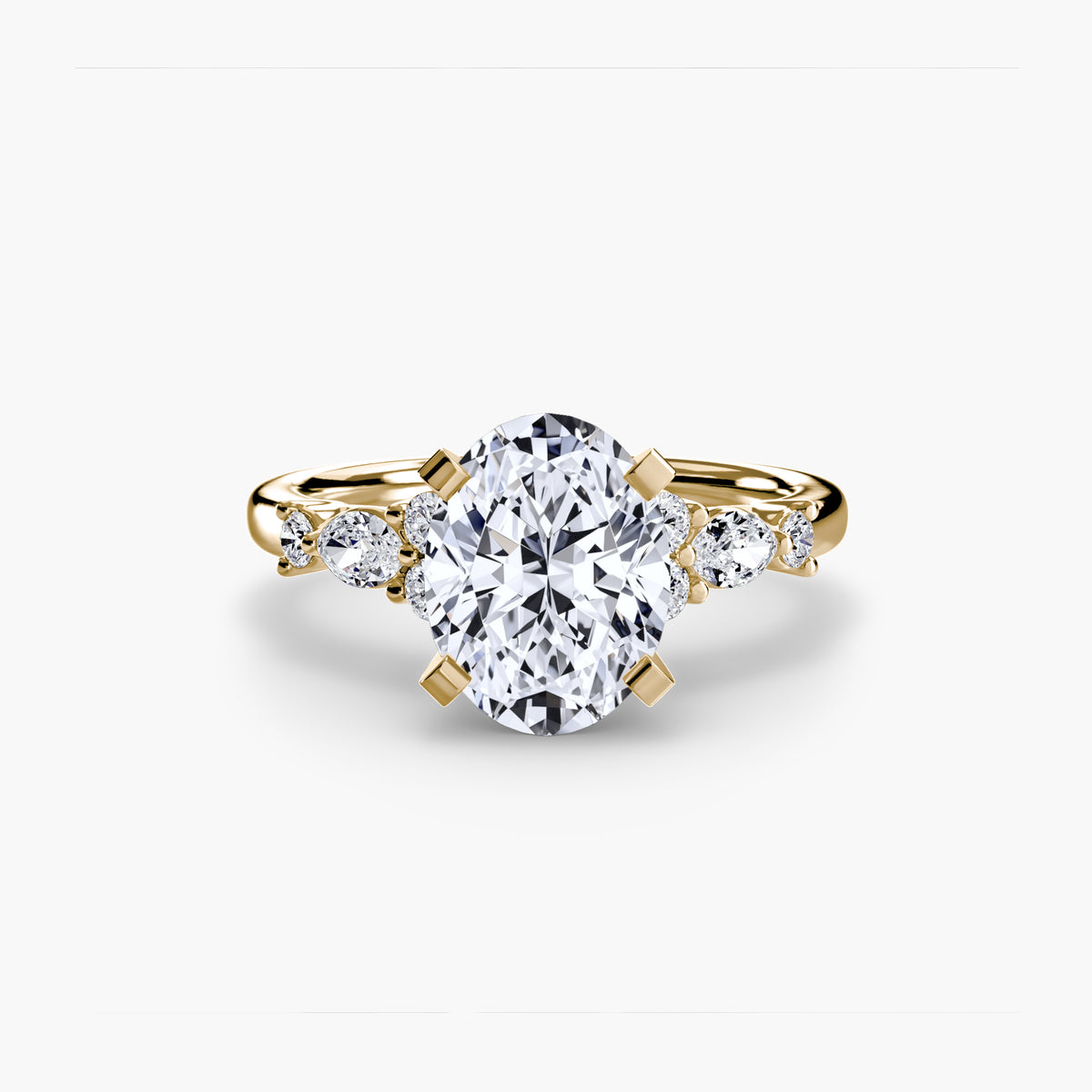 The Floral Accent Solitaire – Ringfassung / Ring setting