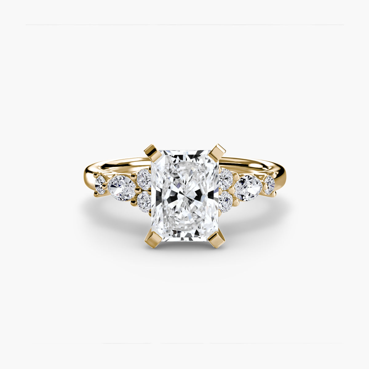 The Floral Accent Solitaire – Ringfassung / Ring setting