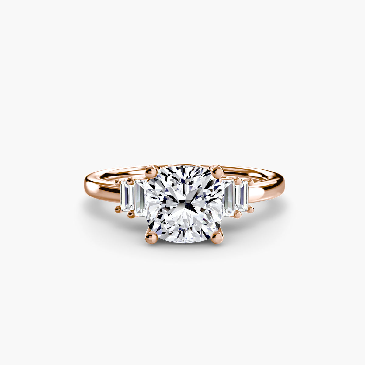 Baguette Accent Solitaire – Ringfassung / Ring setting