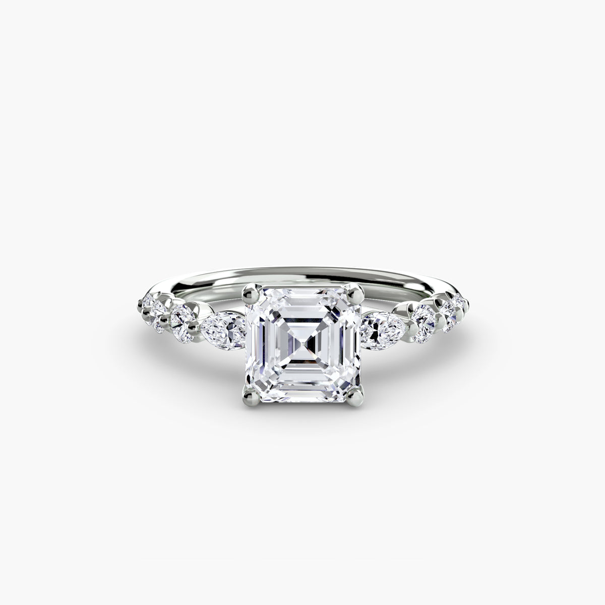 The Tiered Accent Ring – Ringfassung / Ring setting