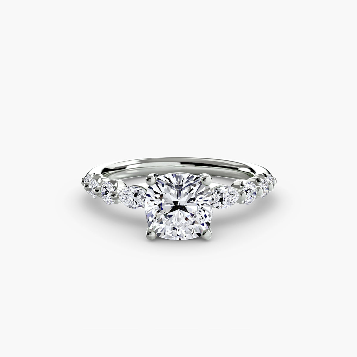 The Tiered Accent Ring – Ringfassung / Ring setting