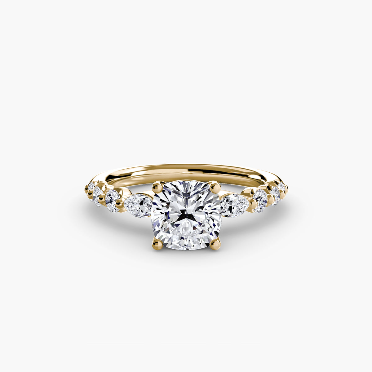 The Tiered Accent Ring – Ringfassung / Ring setting