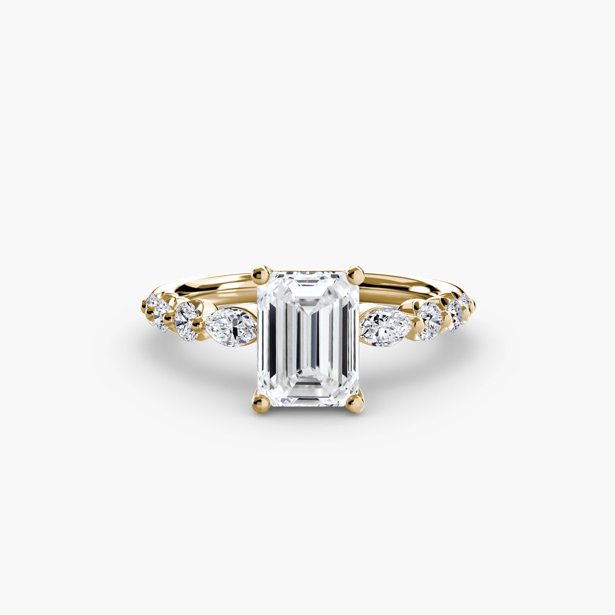 The Tiered Accent Ring – Ringfassung / Ring setting