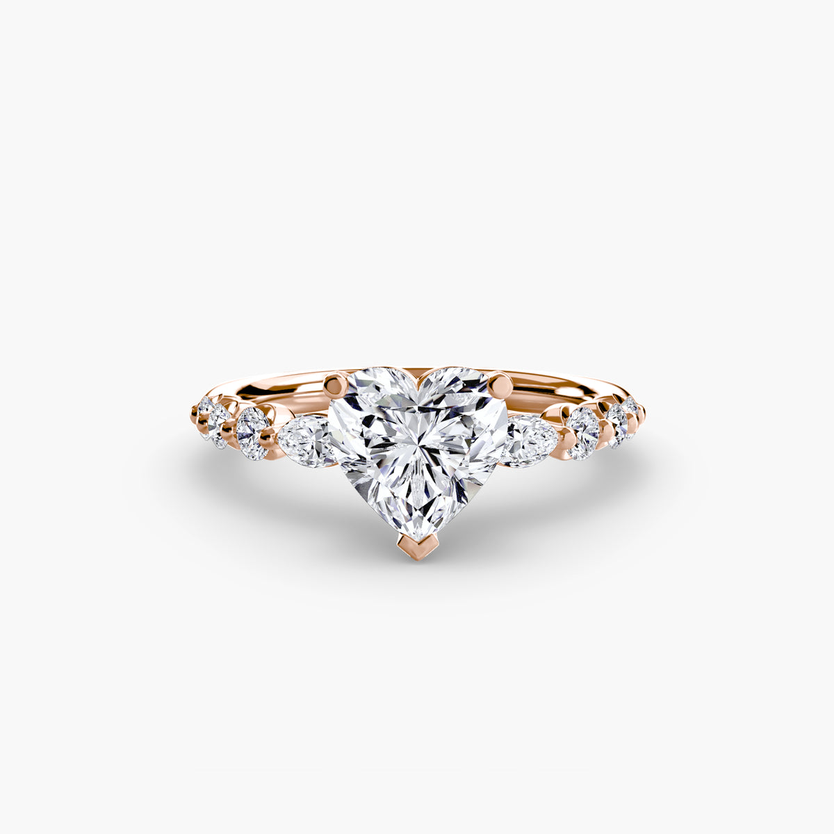 The Tiered Accent Ring – Ringfassung / Ring setting