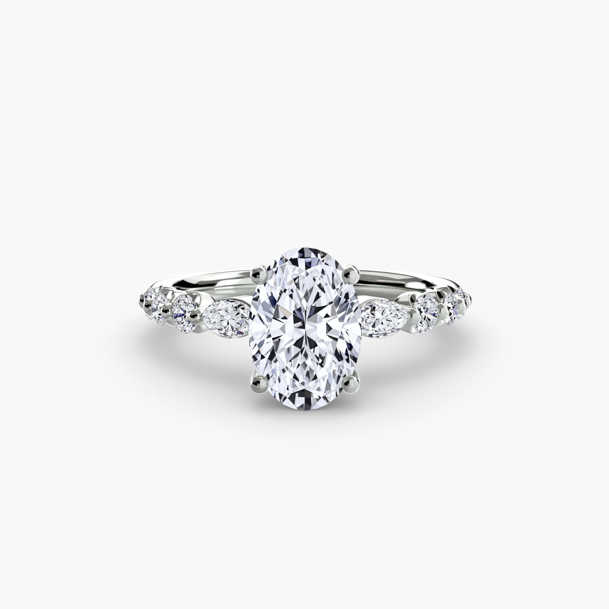 The Tiered Accent Ring – Ringfassung / Ring setting