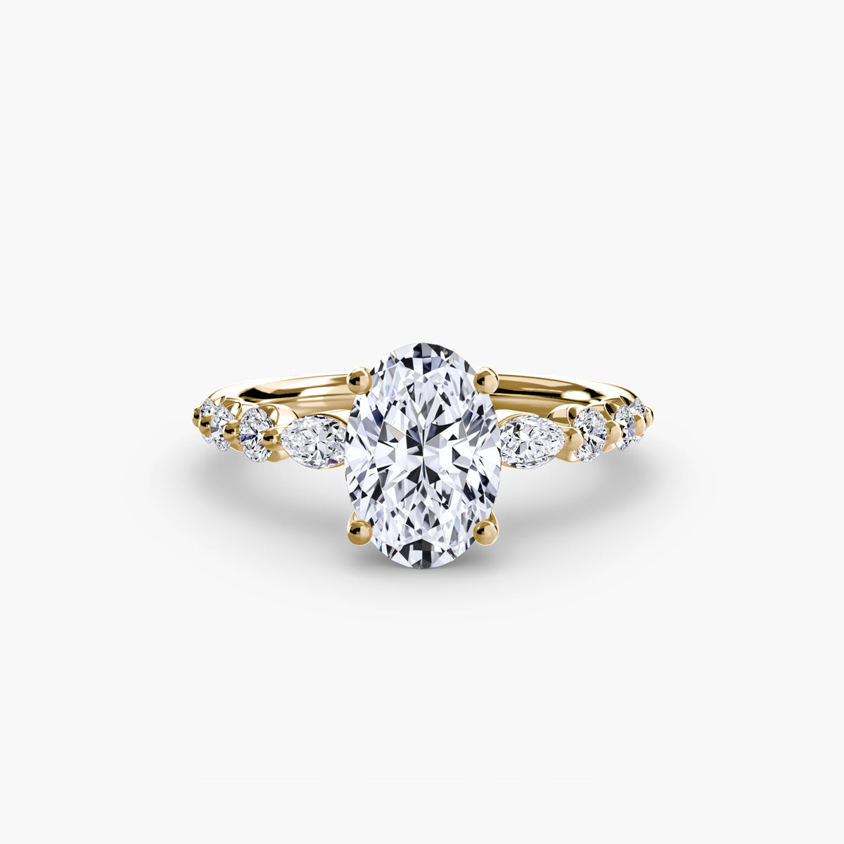The Tiered Accent Ring – Ringfassung / Ring setting