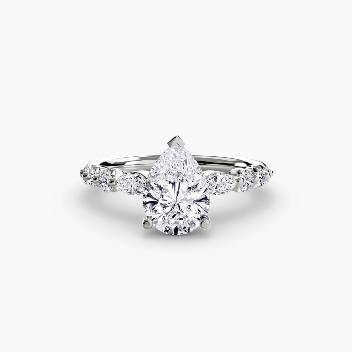 The Tiered Accent Ring – Ringfassung / Ring setting