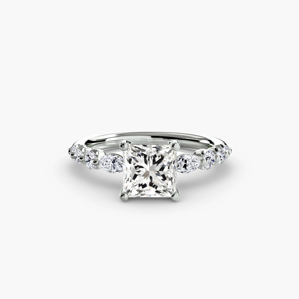 The Tiered Accent Ring – Ringfassung / Ring setting