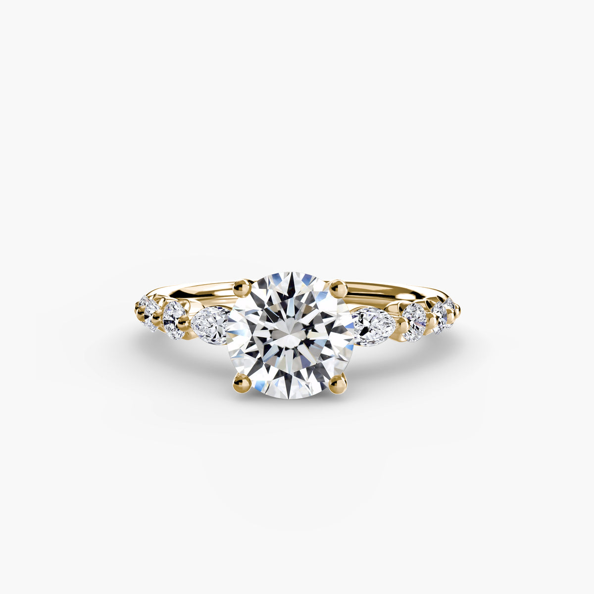 The Tiered Accent Ring – Ringfassung / Ring setting