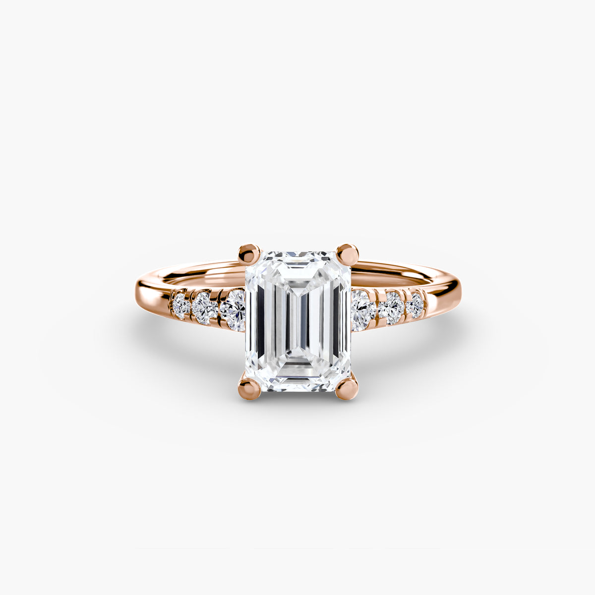 Solitaire with Shoulder Accents – Ringfassung / Ring setting