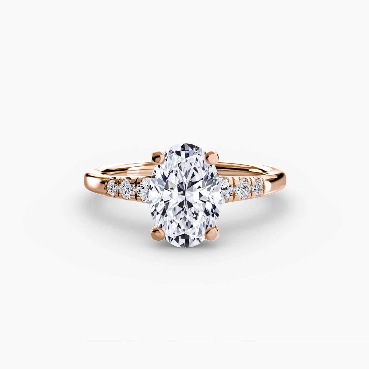 Solitaire with Shoulder Accents – Ringfassung / Ring setting