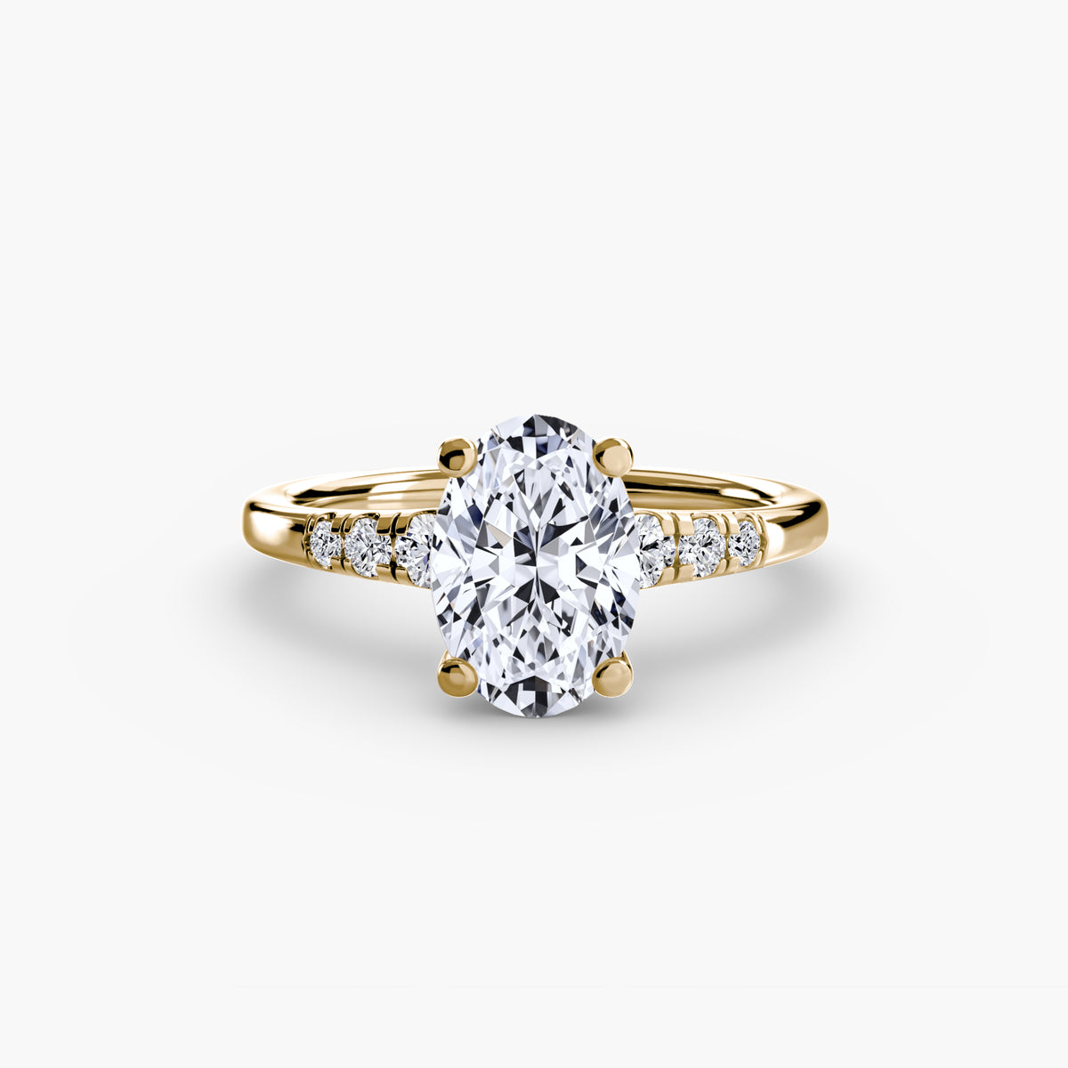 Solitaire with Shoulder Accents – Ringfassung / Ring setting