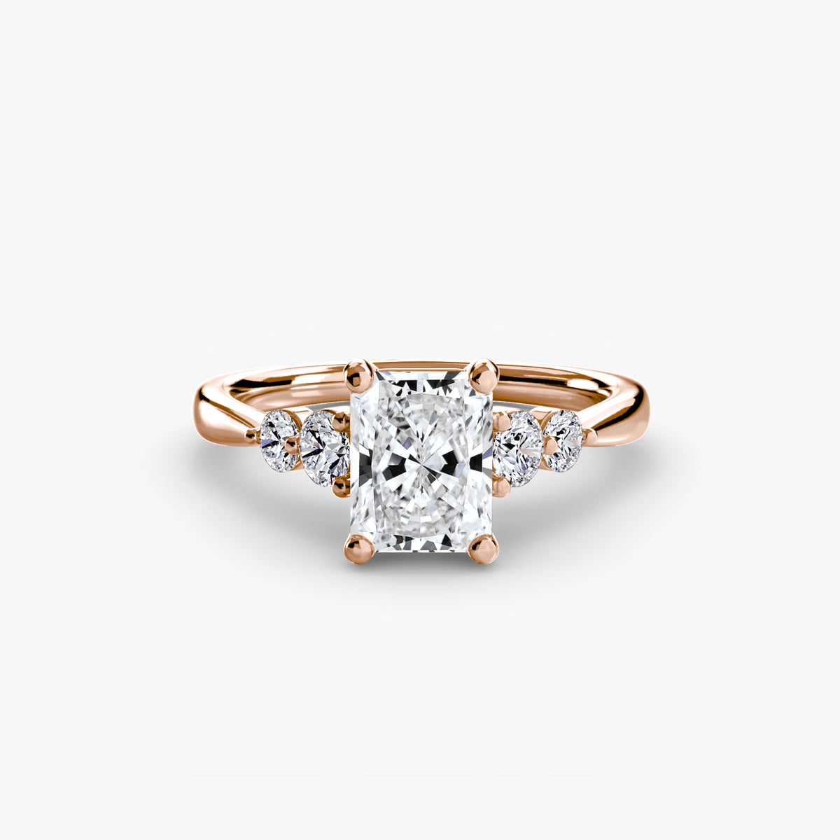 Solitaire with Shoulder Accents 2 – Ringfassung / Ring setting