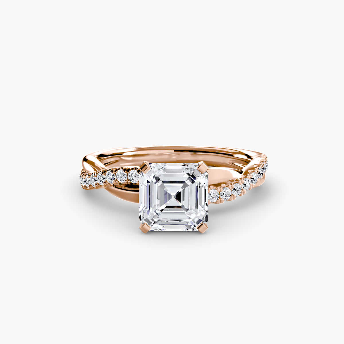 The Emerald Twist Pavé Ring – Ringfassung / Ring setting
