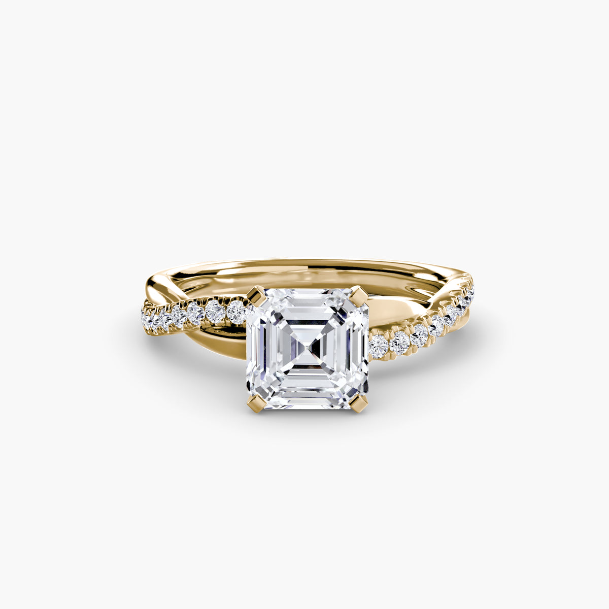 The Emerald Twist Pavé Ring – Ringfassung / Ring setting