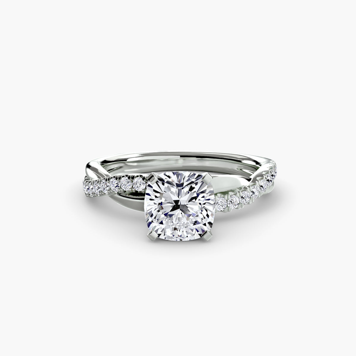 The Emerald Twist Pavé Ring – Ringfassung / Ring setting