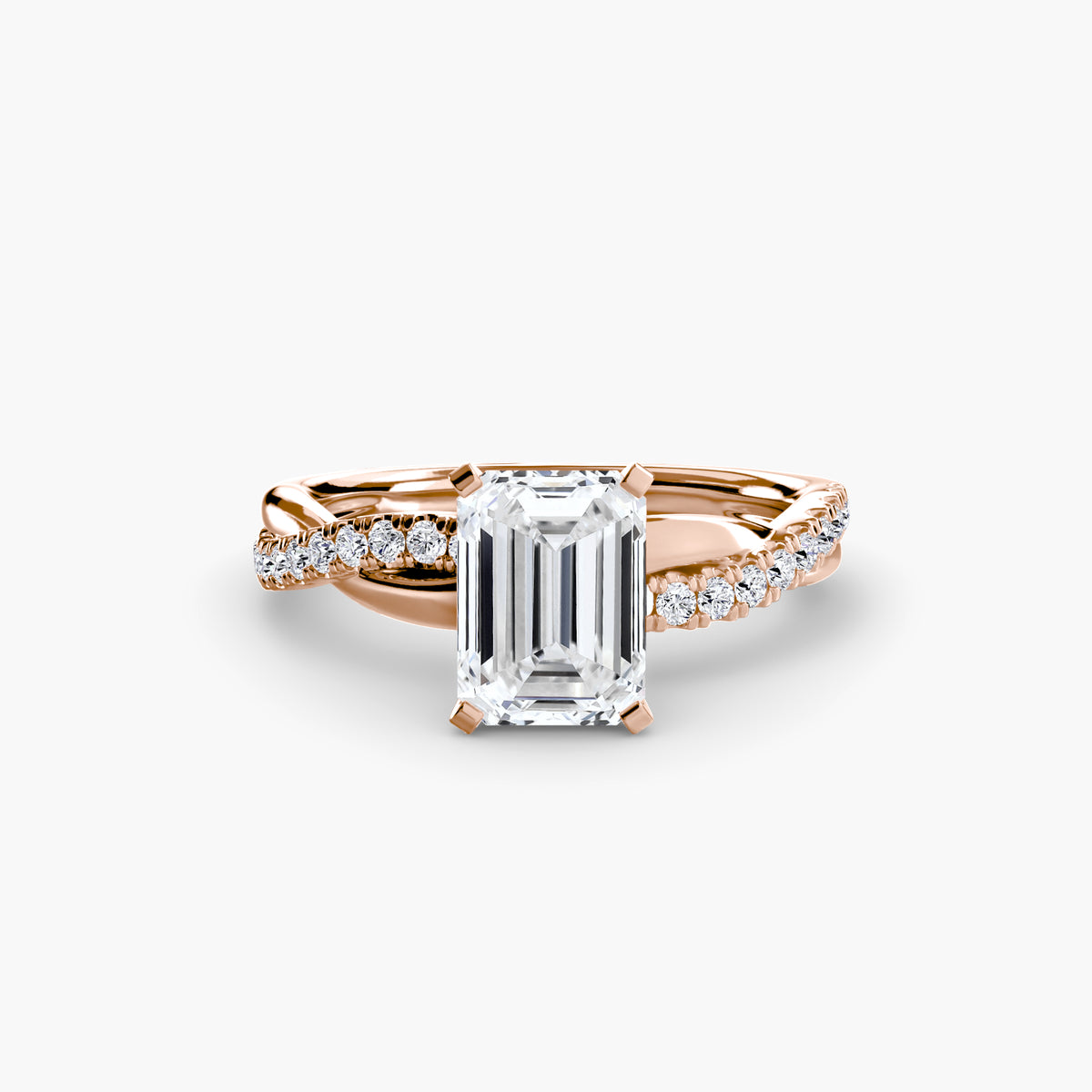 The Emerald Twist Pavé Ring – Ringfassung / Ring setting