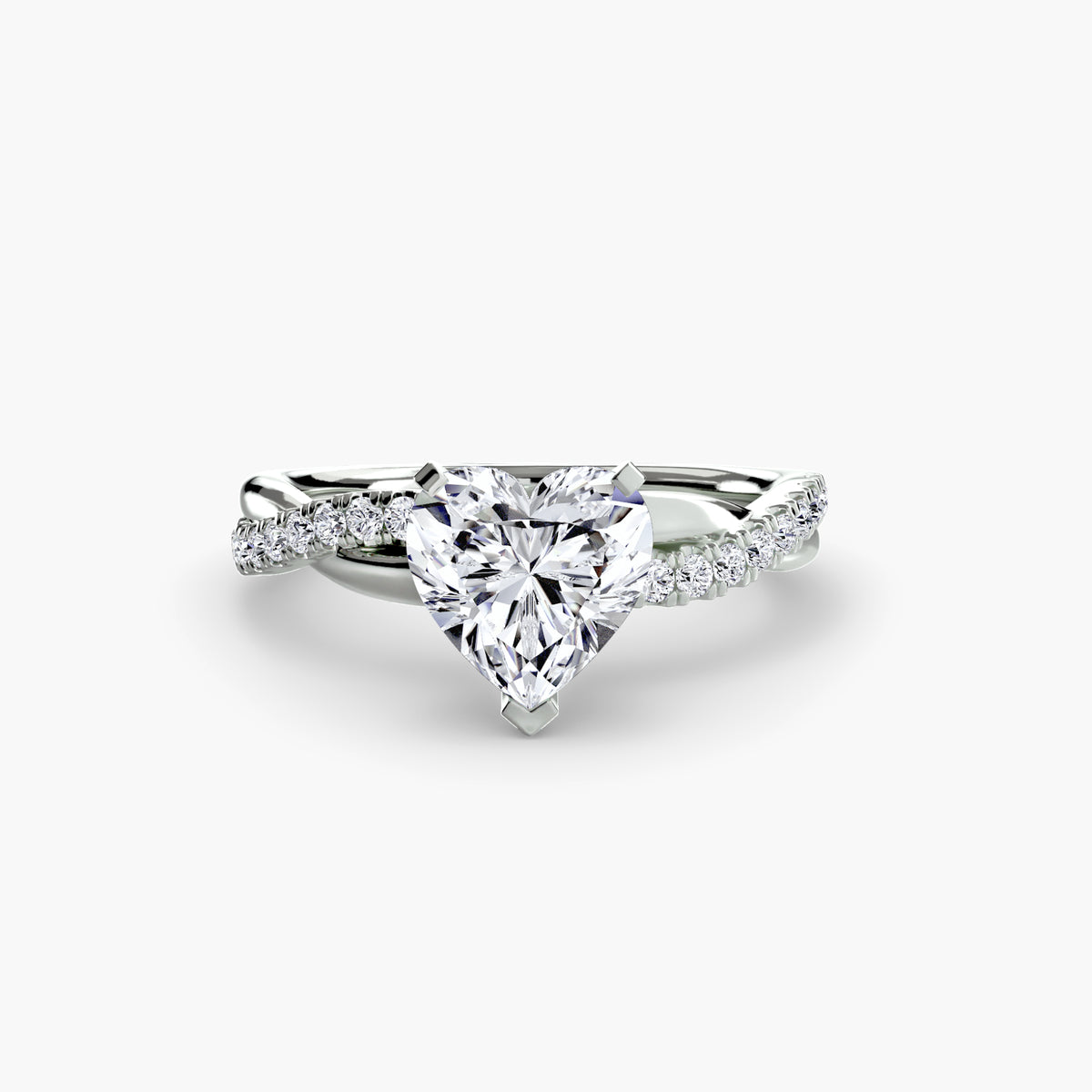 The Emerald Twist Pavé Ring – Ringfassung / Ring setting
