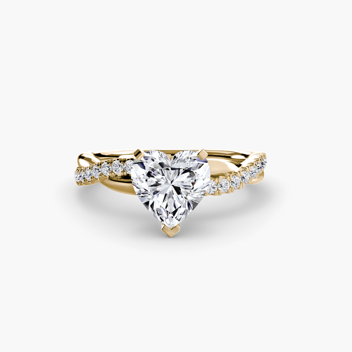 The Emerald Twist Pavé Ring – Ringfassung / Ring setting