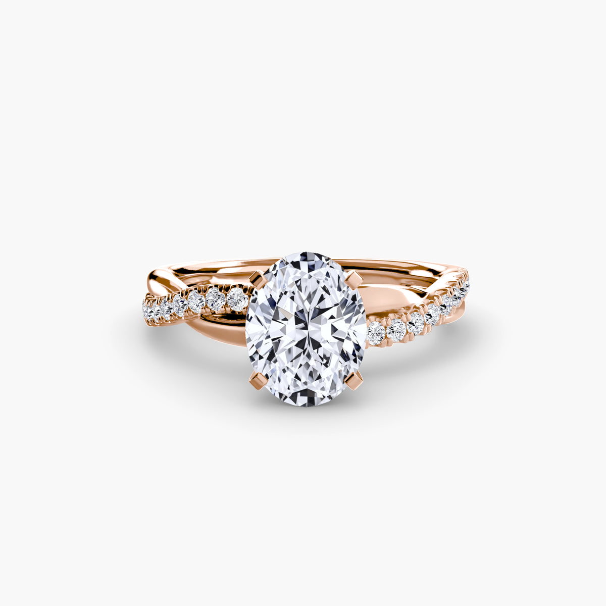 The Emerald Twist Pavé Ring – Ringfassung / Ring setting
