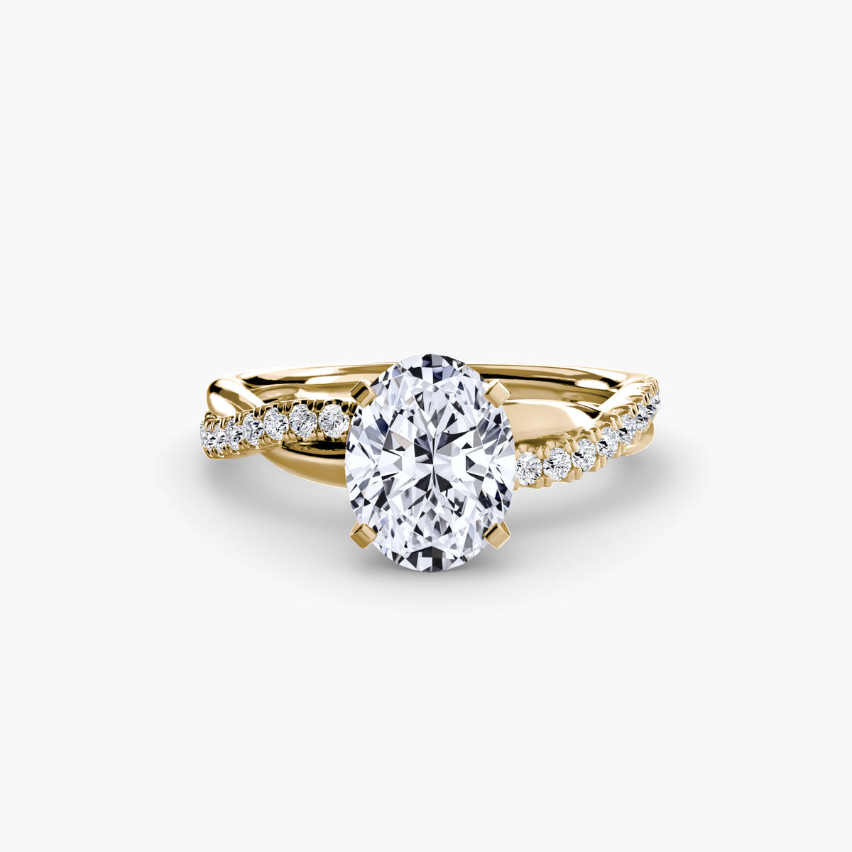 The Emerald Twist Pavé Ring – Ringfassung / Ring setting