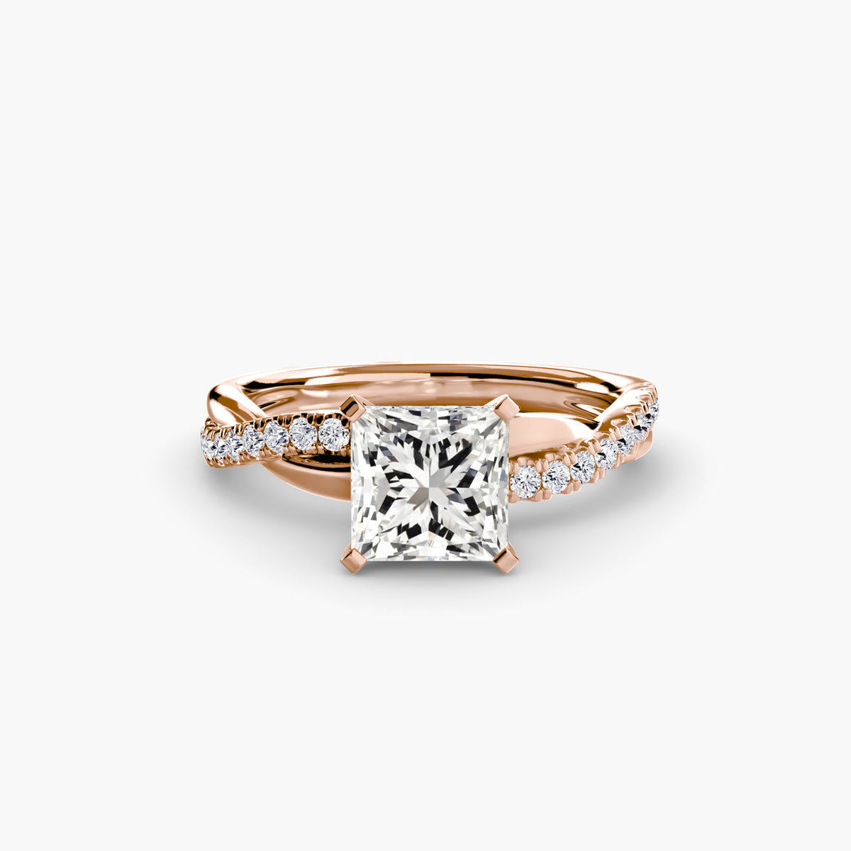 The Emerald Twist Pavé Ring – Ringfassung / Ring setting