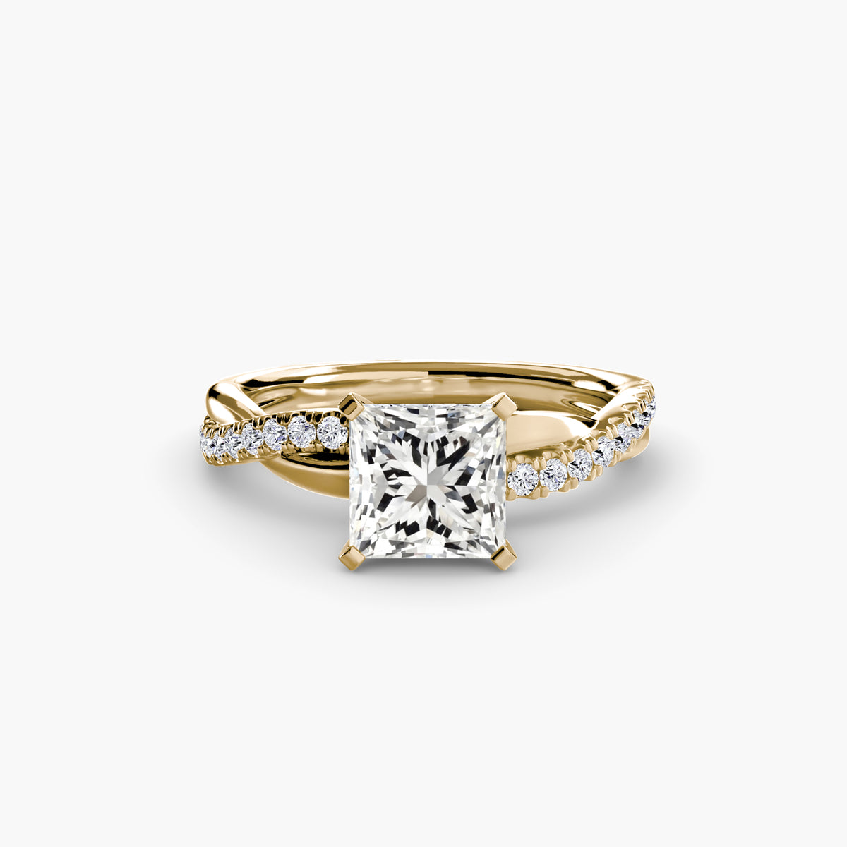 The Emerald Twist Pavé Ring – Ringfassung / Ring setting