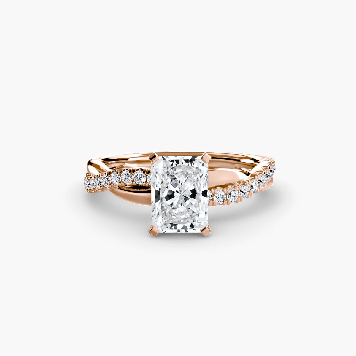 The Emerald Twist Pavé Ring – Ringfassung / Ring setting