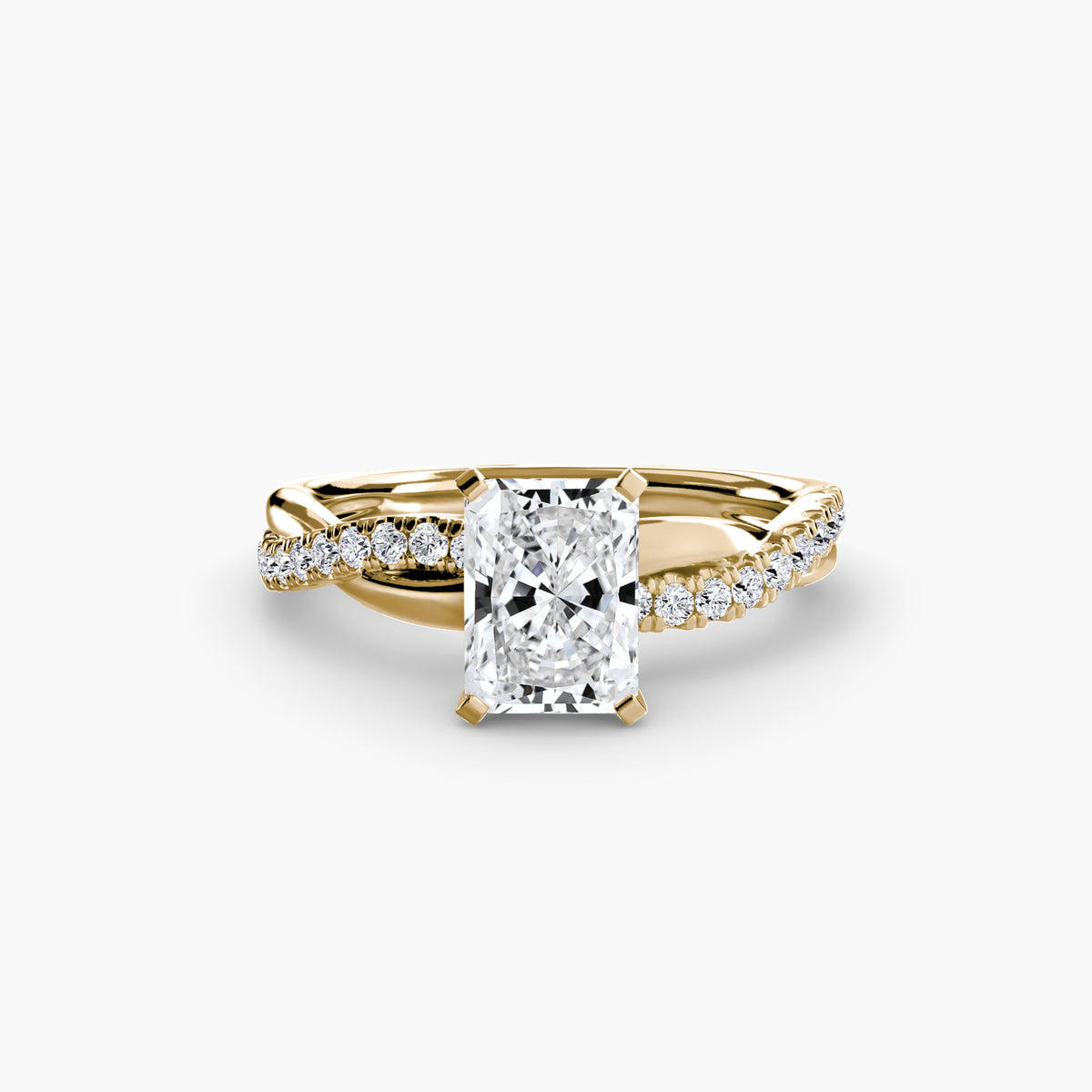 The Emerald Twist Pavé Ring – Ringfassung / Ring setting
