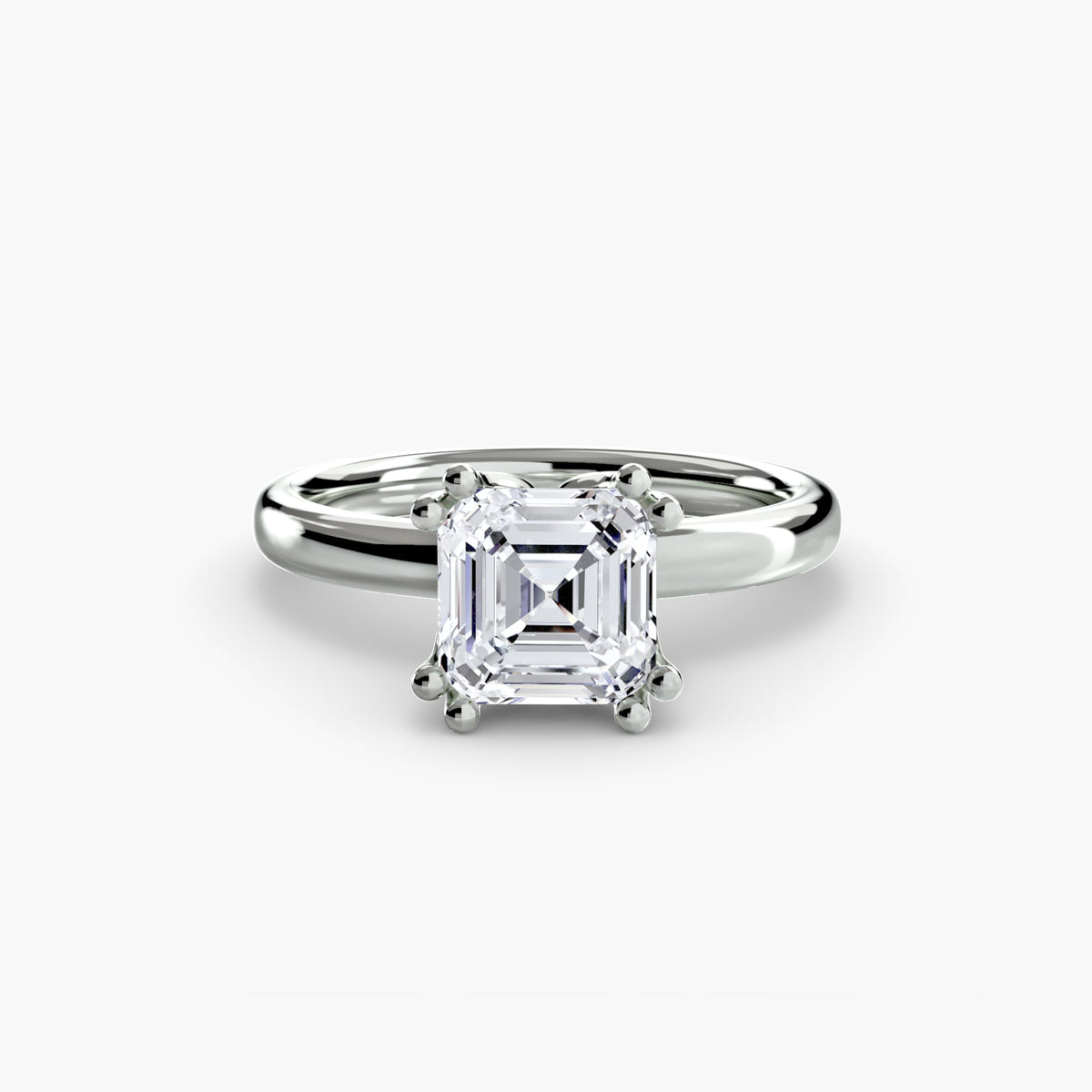 Solitaire ring 5 – Ringfassung / Ring setting