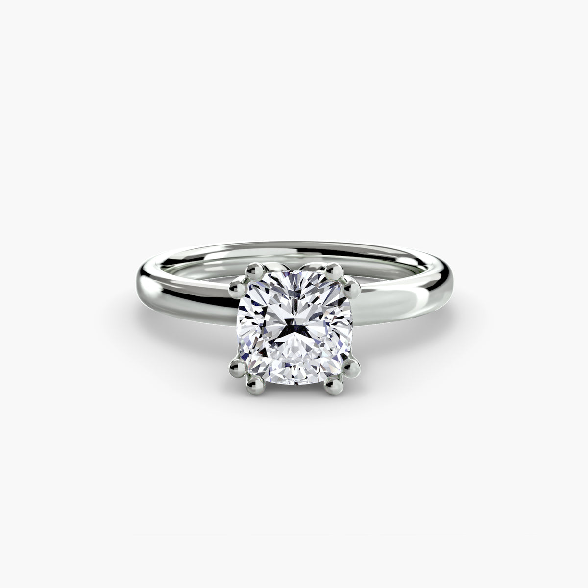 Solitaire ring 5 – Ringfassung / Ring setting