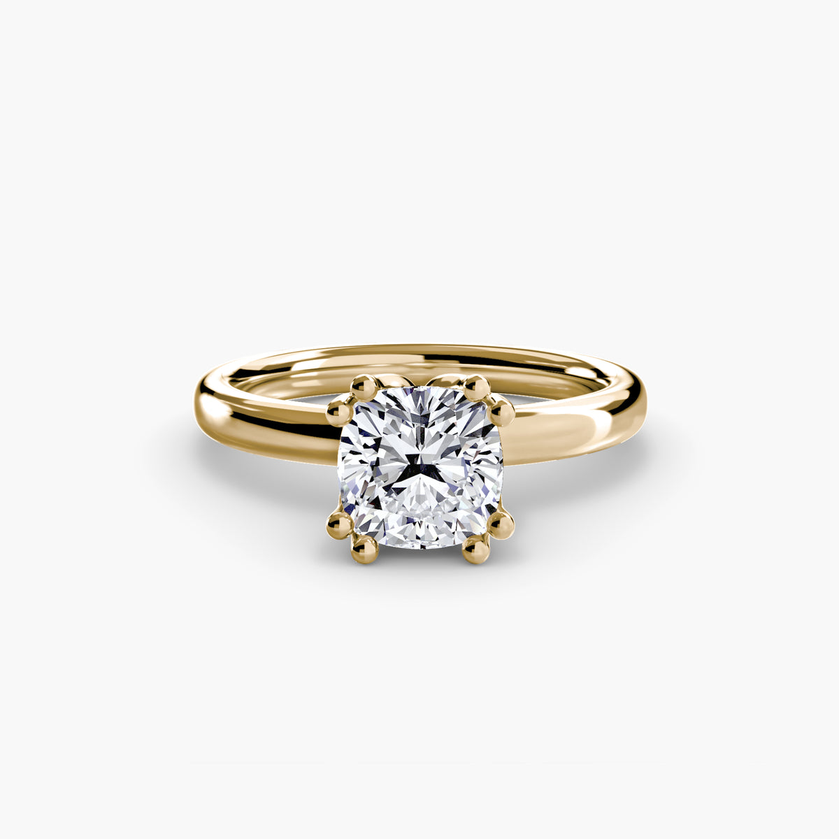 Solitaire ring 5 – Ringfassung / Ring setting