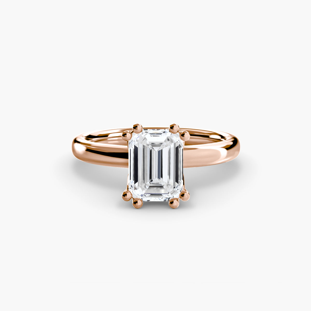 Solitaire ring 5 – Ringfassung / Ring setting