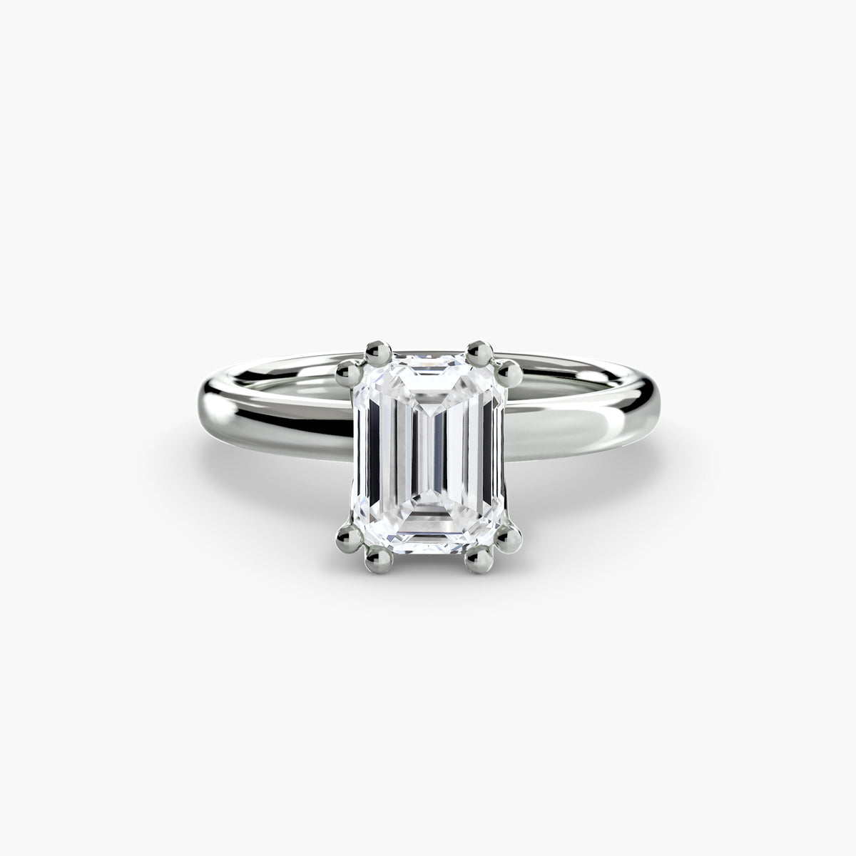 Solitaire ring 5 – Ringfassung / Ring setting