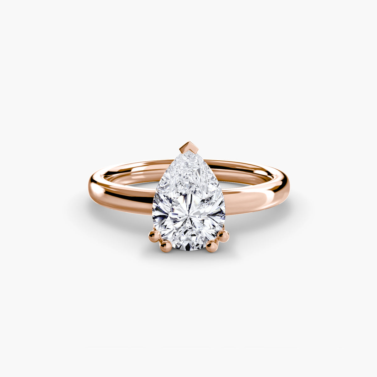 Solitaire ring 5 – Ringfassung / Ring setting
