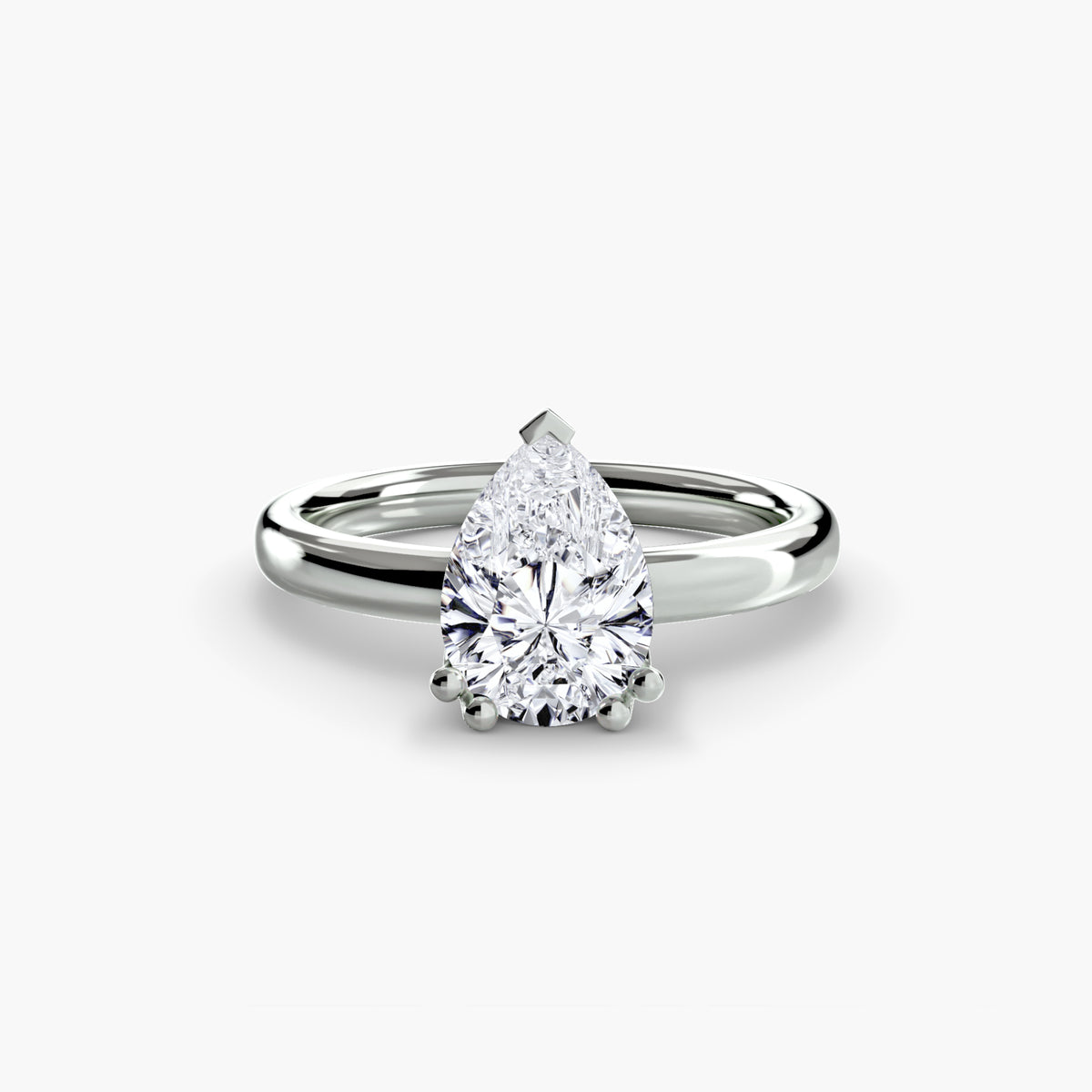 Solitaire ring 5 – Ringfassung / Ring setting