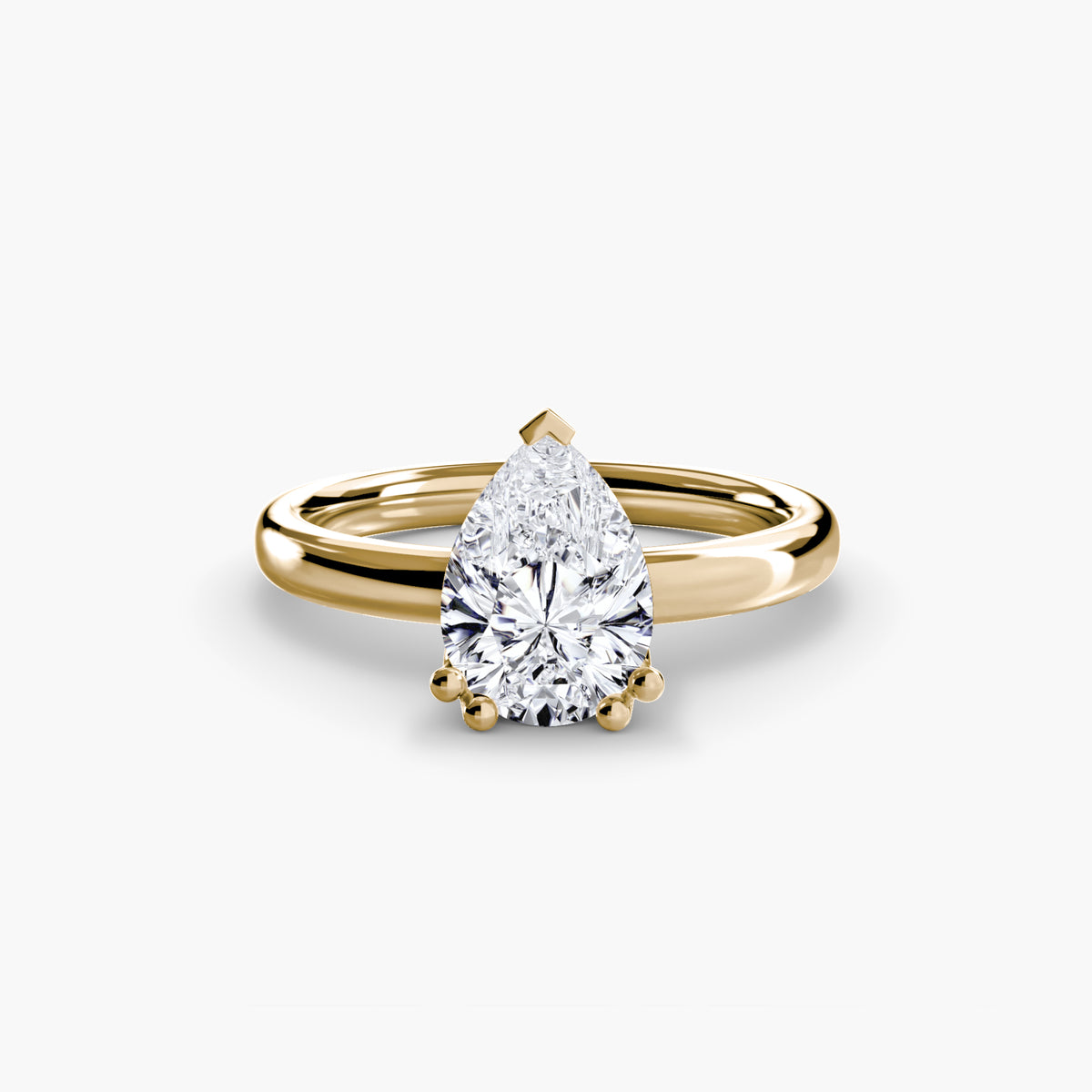 Solitaire ring 5 – Ringfassung / Ring setting