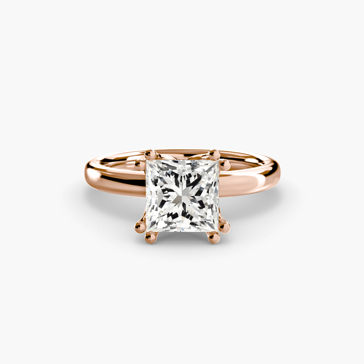 Solitaire ring 5 – Ringfassung / Ring setting