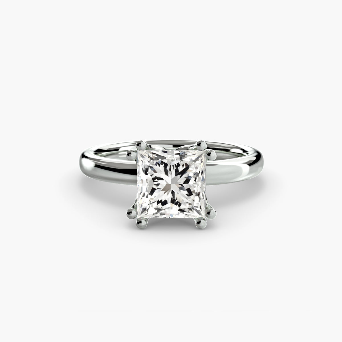 Solitaire ring 5 – Ringfassung / Ring setting