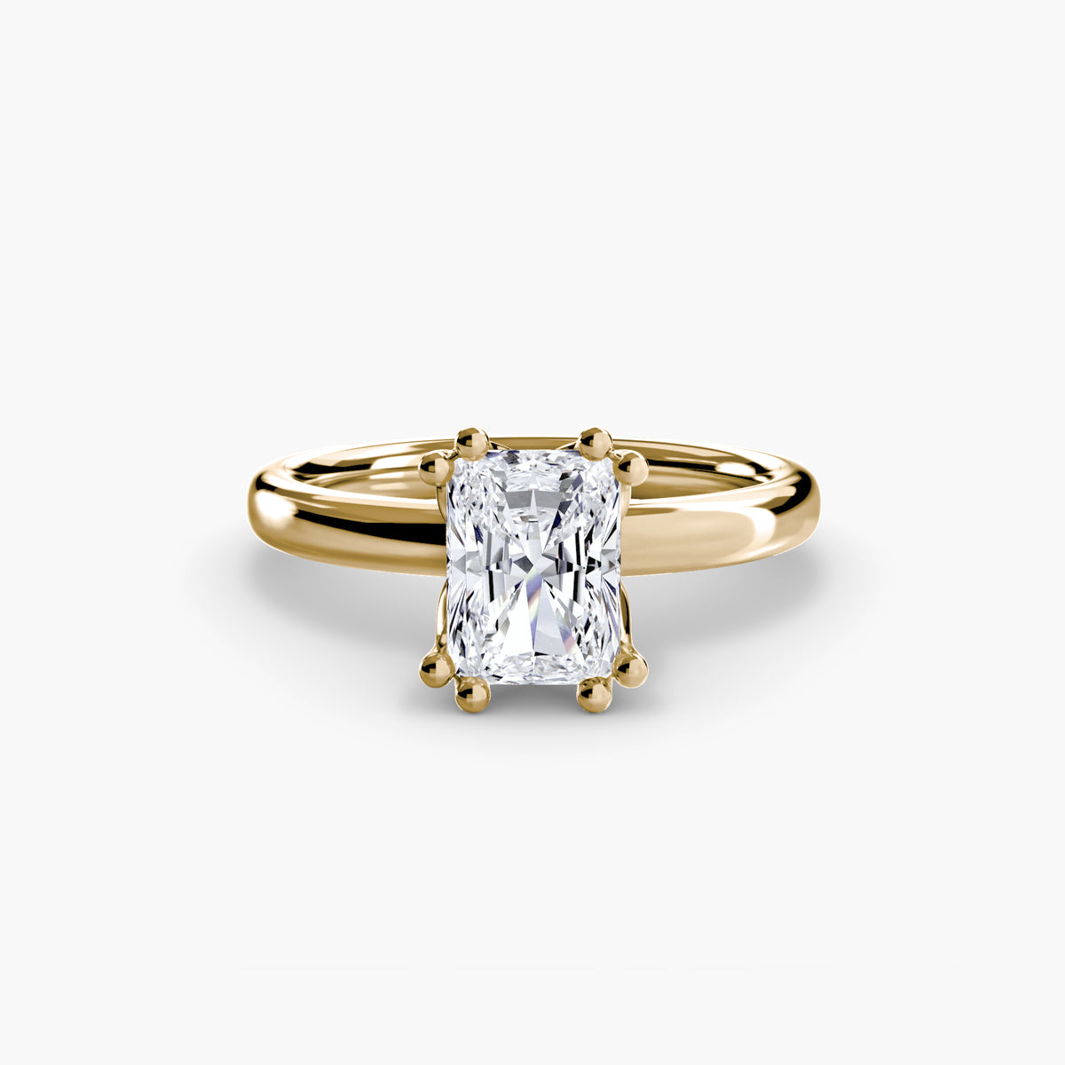 Solitaire ring 5 – Ringfassung / Ring setting