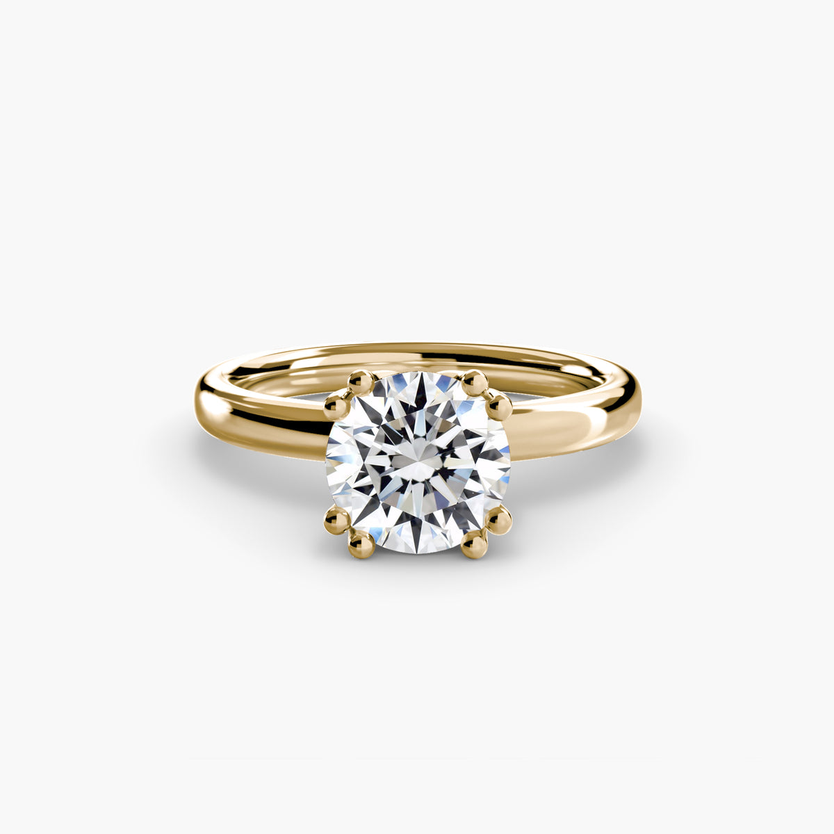 Solitaire ring 5 – Ringfassung / Ring setting