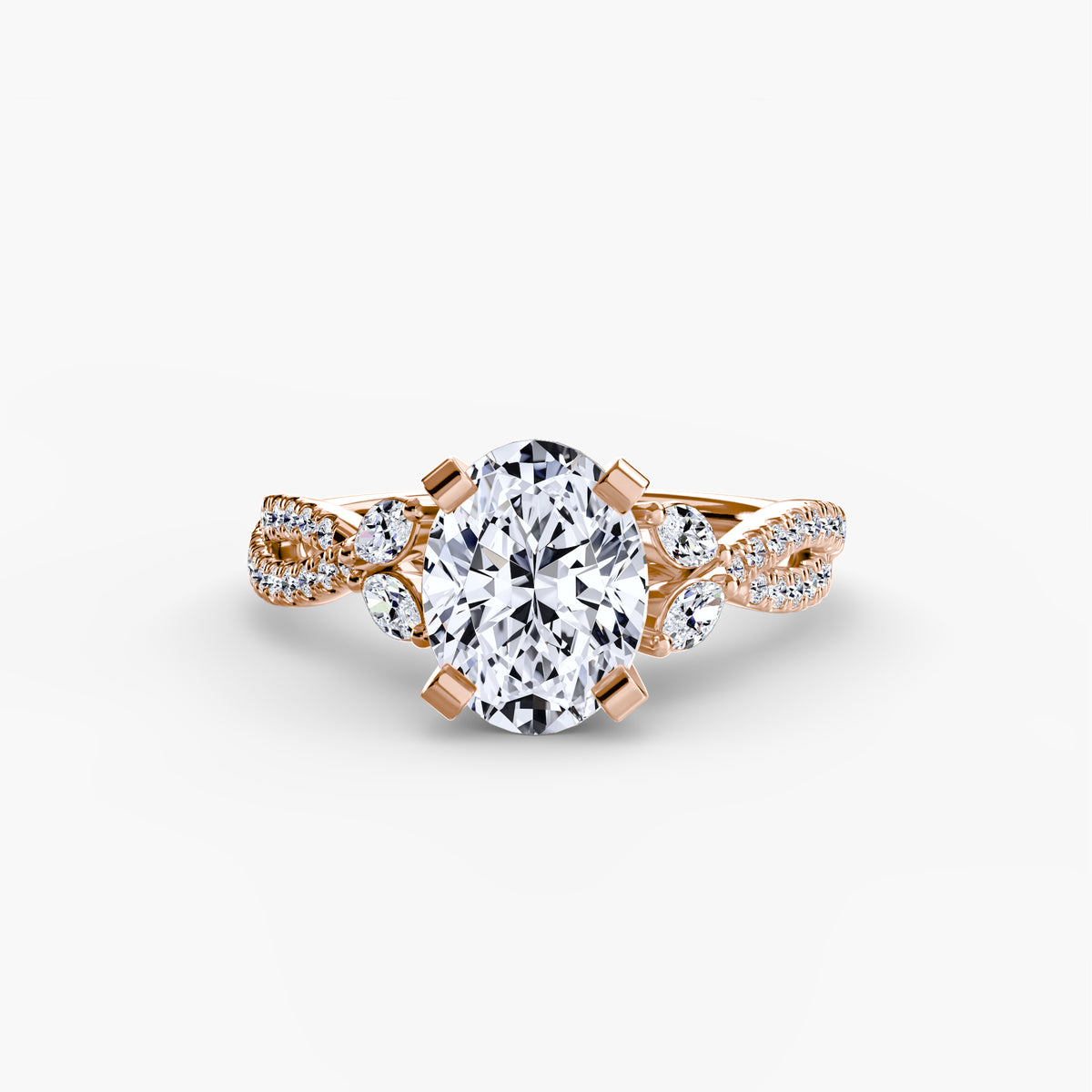 The Twist Pavé Ring – Ringfassung / Ring setting