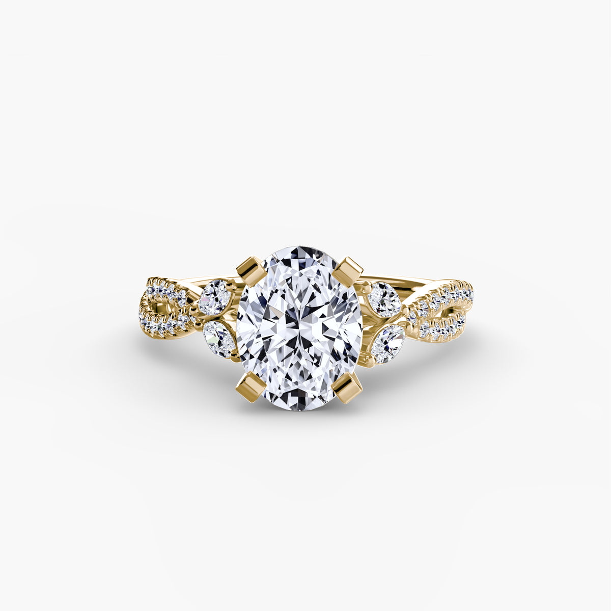The Twist Pavé Ring – Ringfassung / Ring setting