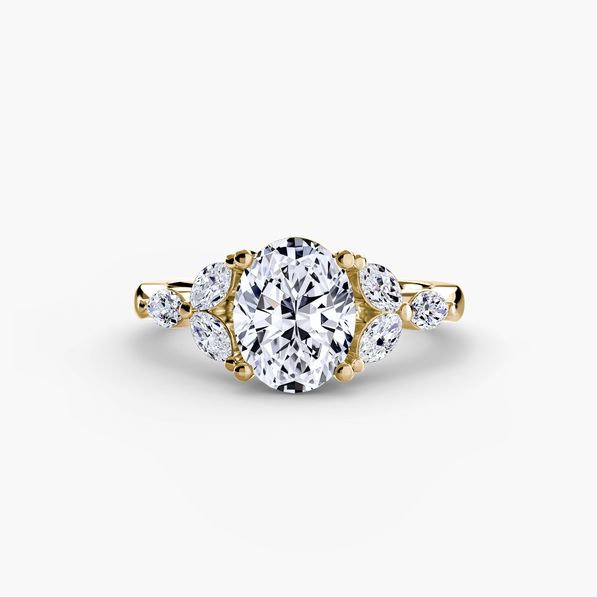 The Shoulder Cluster Ring – Ringfassung / Ring setting