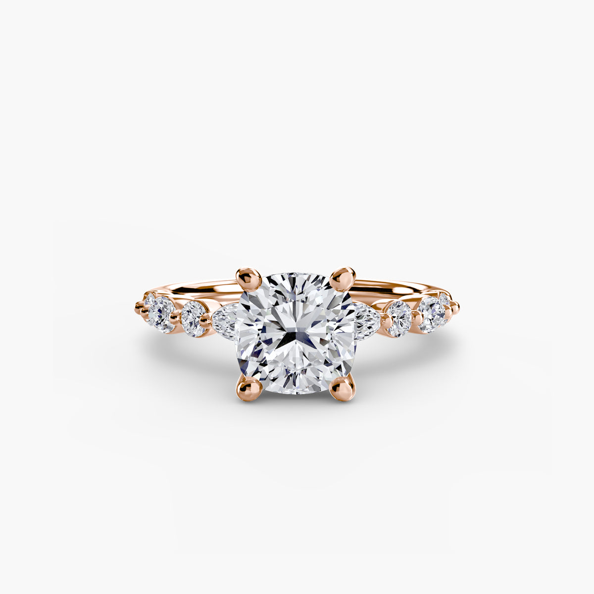 Solitaire with Eternity Pavé 2 – Ringfassung / Ring setting